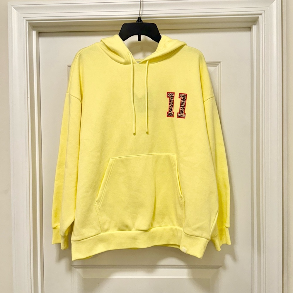 Fleece Hoodie Pullover Sweatshirt Cotton Blend Women’s Small Cozy NWT